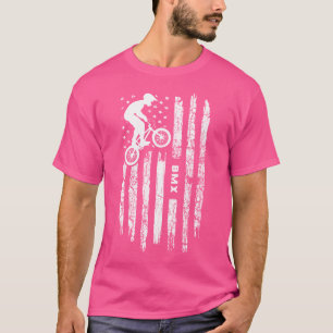 Camiseta American Flag Bmx Bmx Rider Bmx