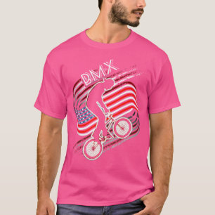 Camiseta American Flag Bmx Bmx Rider Bmx