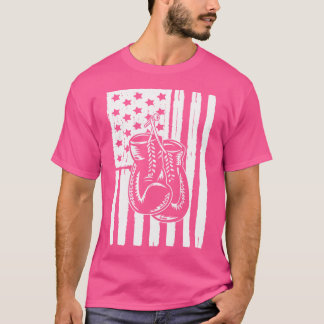 Camiseta American Flag Boxing Gama Tema Design B