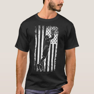 Camiseta American Flag Bysketbyll Roupa - Bysketbyll