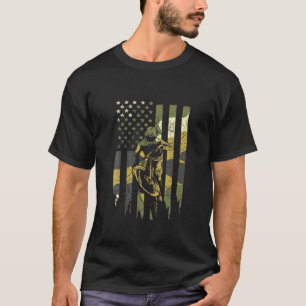 Camiseta American Flag Camouflage MTB Mountain Bike