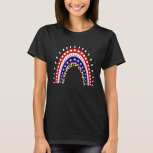 Camiseta American Flag Color Rainbow Women Patriarca Love