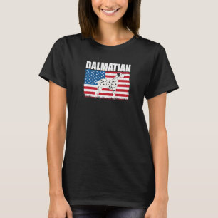 Camiseta American Flag Dalmatian Premium