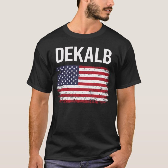 Camiseta American Flag DeKalb (Frente)