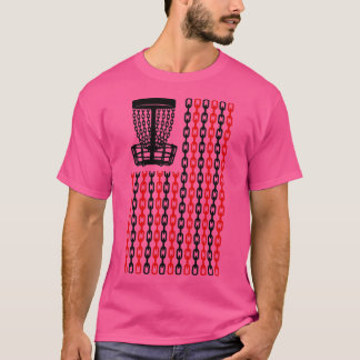 Camiseta American Flag Disk Golf Player Funny USA Basket Ch