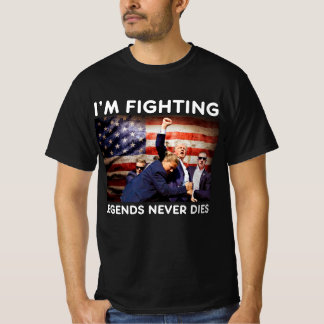 Camiseta American Flag Donald Trump Fighting Lover Support