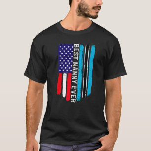 Camiseta American Flag e Botswana Flag, a melhor babá do mu