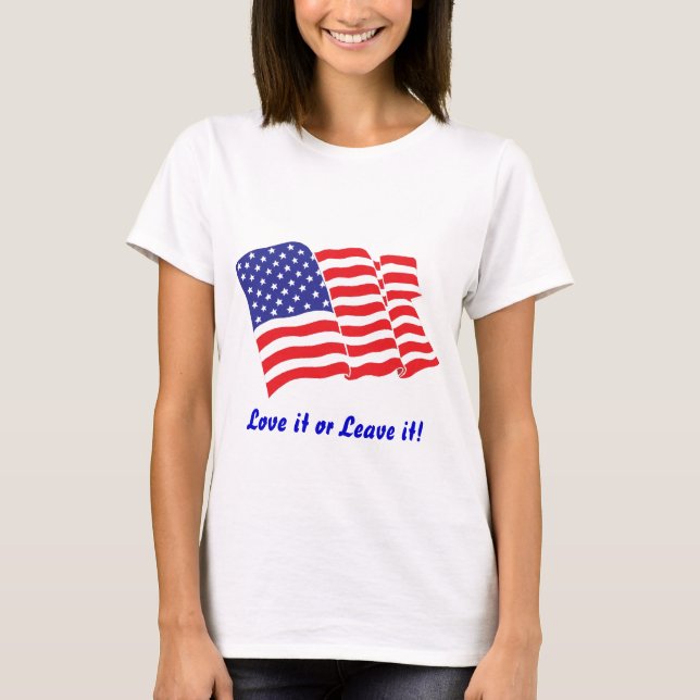 Camiseta American-Flag/EUA (Frente)