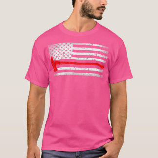 Camiseta American Flag Fire Fight Red Axe Patrioticfor Fire