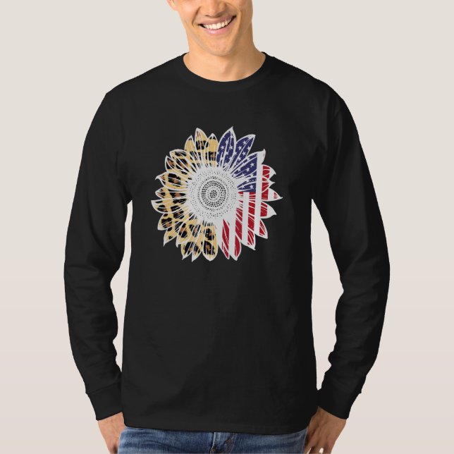 Camiseta American Flag Firework (Diretor Americano de Bande (Frente)