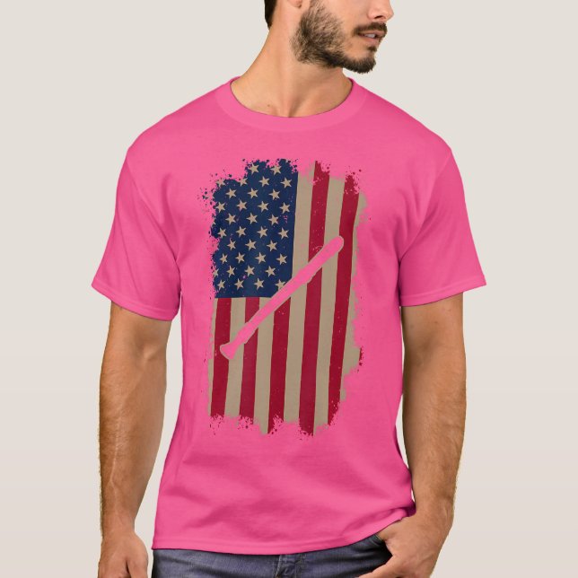 Camiseta American Flag Flute (Frente)