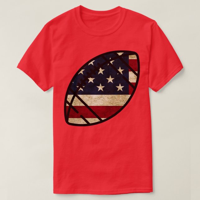 Camiseta American Flag Futebol (Frente do Design)