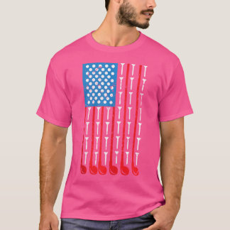 Camiseta American Flag Golf Sports