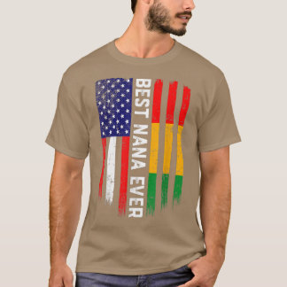 Camiseta American Flag & Guiné Best Nana Ever T-Shirt