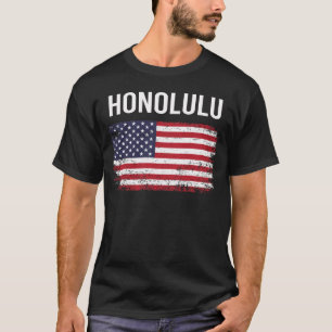 Camiseta American Flag Honolulu