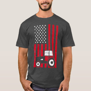 Camiseta American Flag Industry Trator Premium