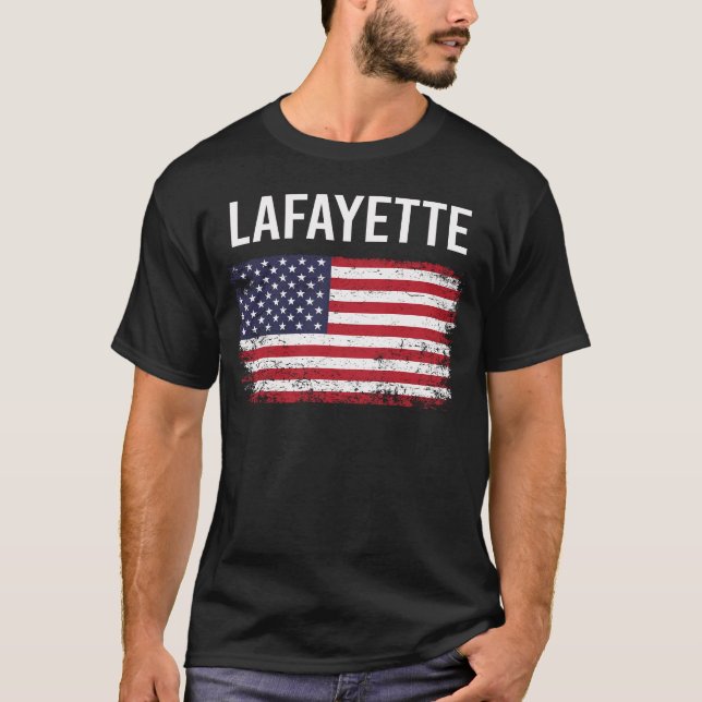 Camiseta American Flag Lafayette (Frente)