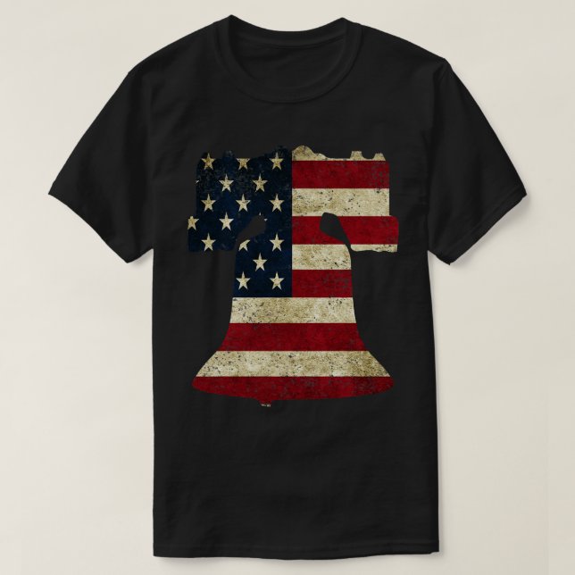 Camiseta American Flag Liberty (Frente do Design)