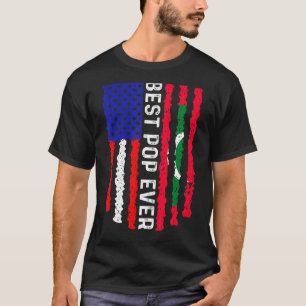 Camiseta American Flag Maldivas Sinalizador Melhor Família