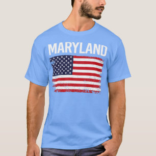 Camiseta American Flag Maryland
