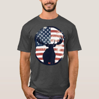 Camiseta American Flag Moose 1