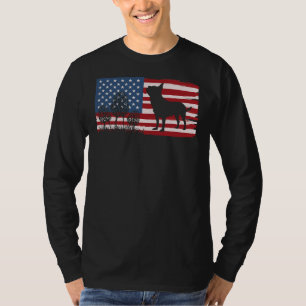 Camiseta American Flag Morel Mushroom Amp Chihuahua Mushroo