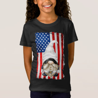Camiseta American Flag Motif For Veteran Funny Patriotic Gn