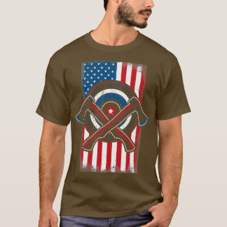 Camiseta American Flag Patriot Axe Throwing Cool Axe Throwe