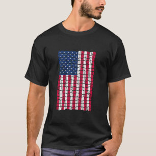 Camiseta American Flag Patriotic Patriot America Mosaic