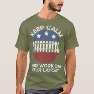 Camiseta American Flag Railroad Train Gifs Model Premium