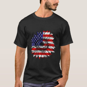 Camiseta American Flag Red White Tie Dye 4 De Julho