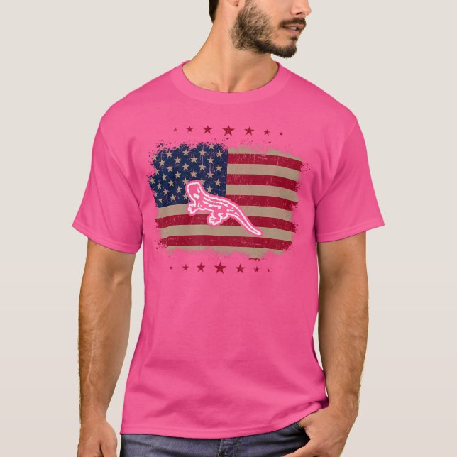 Camiseta American Flag Salamander (Frente)