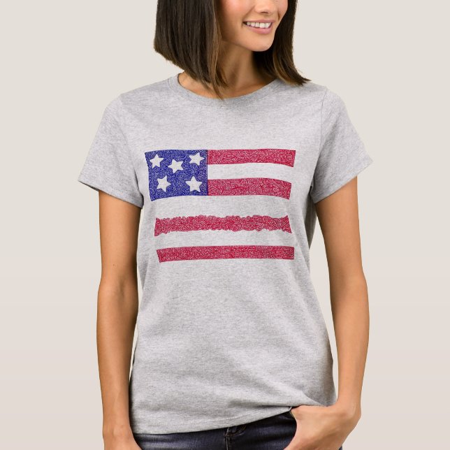 Camiseta American Flag T-Shirt (Frente)
