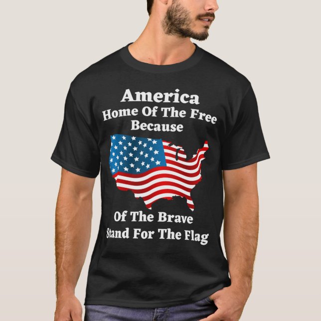 Camiseta American Flag T-Shirt (Frente)