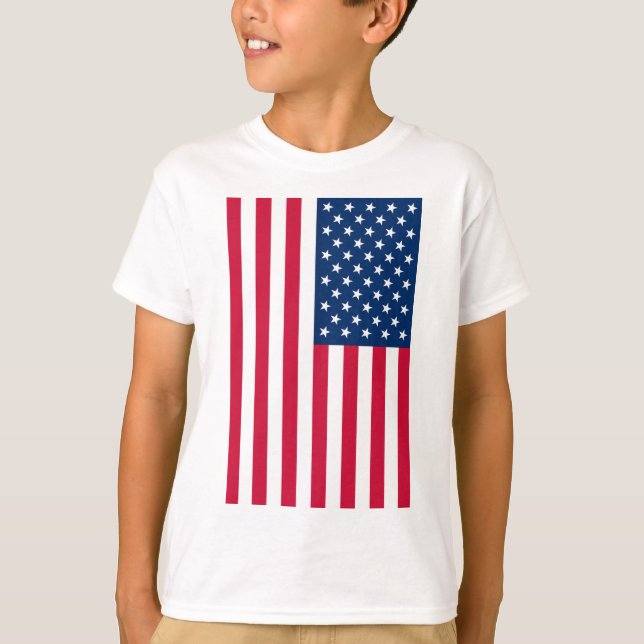 Camiseta American Flag T-Shirt EUA (Frente)