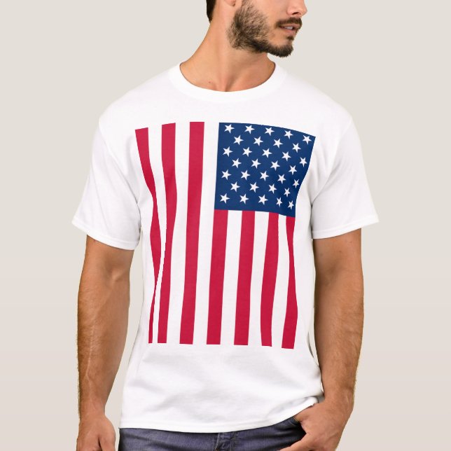 Camiseta American Flag T-Shirt EUA EUA (Frente)