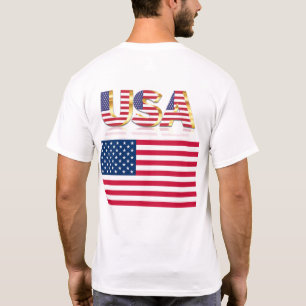 Camiseta American Flag T-Shirt USA - Patriotic