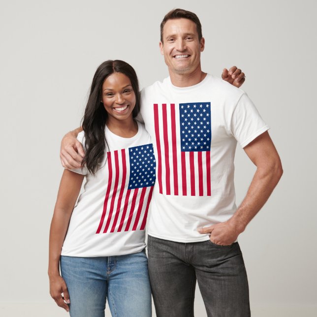 Camiseta American Flag T-Shirt USA - Patriotic (Unissex)
