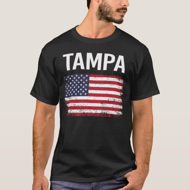 Camiseta American Flag Tampa (Frente)