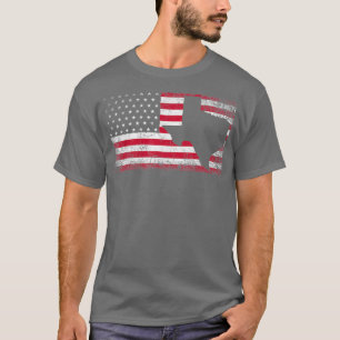 Camiseta American Flag Texas 4 de julho, Retro