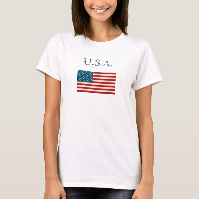 Camiseta American Flag U.S.A. T-Shirt (Frente)
