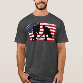 Camiseta American Flag USA Hockey for Men Women Kids Boys G