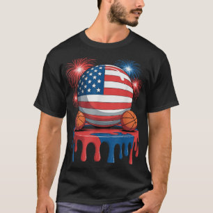 Camiseta American Flag Usa Sorvete Game Basball D