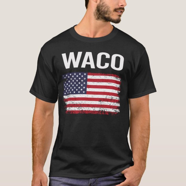 Camiseta American Flag Waco (Frente)
