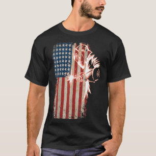 Camiseta American Flag Welder - Vintage Welder Mig
