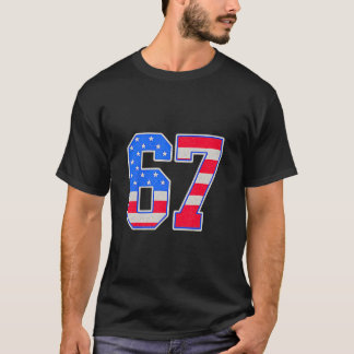 Camiseta American Flage 67 Seis Sete Meme