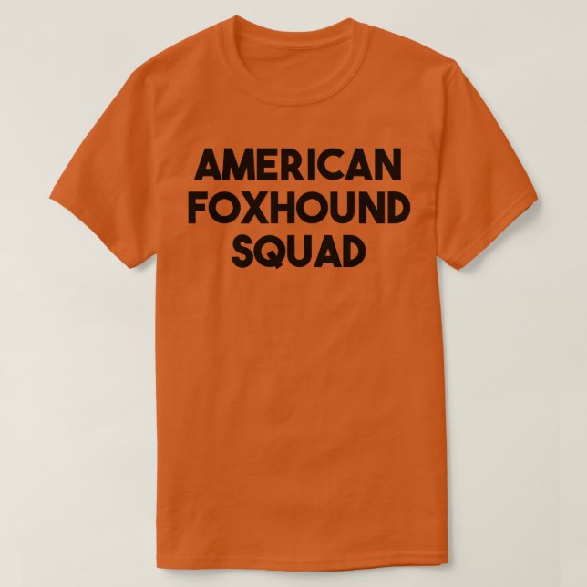 Camiseta American Fohound Dog Lover-American Fohound Squad (Frente do Design)