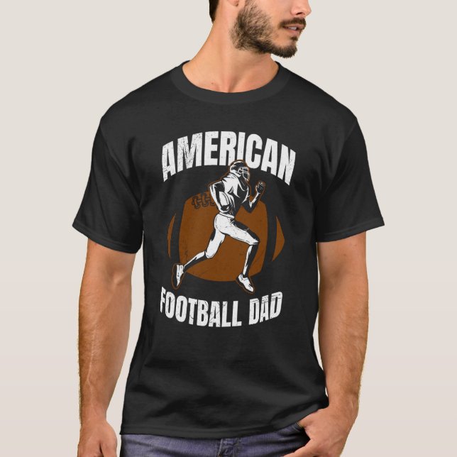 Camiseta American Football Dad Quaterback Kicker For Men Wo (Frente)