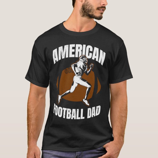 Camiseta American Football Dad Quaterback Kicker For Men Wo (Frente)