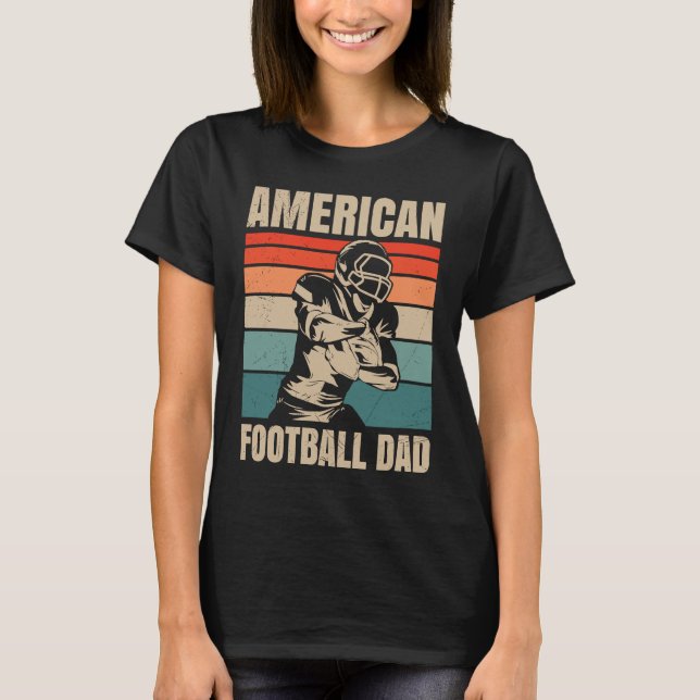 Camiseta American Football Dad Quaterback Kicker For Men Wo (Frente)